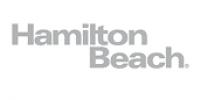 Gray Hamilton Beach logo in a modern, sans-serif font on a white background, reflecting the brand's strong presence in the manufacturing industry.