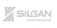 The image shows the Silgan Dispensing logo, representing innovation in the manufacturing industry, with a stylized S on the left and SILGAN DISPENSING in gray capital letters on a white background.