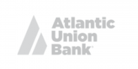 Atlantic Union Bank logo with two stylized triangles on the left and the text Atlantic Union Bank in bold grey letters on the right.