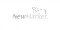 Logo with the words NewMarket in gray text, featuring a stylized outline of a horse above the text. Design reflects speed and efficiency, ideal for distribution and logistics industries. The background is white.