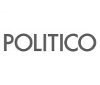 The image displays the POLITICO logo in bold, uppercase gray letters on a white background.