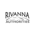 The logo features the words Rivanna Authorities with a stylized outline of mountains above the word Authorities and below Rivanna, all in grayscale.